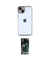 ieg™ iPhone 14 Kılıf Vadi Minimal - Şeffaf 360 Full Body Arka Koruyucu