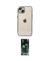 ieg™ iPhone 14 Kılıf Vadi Minimal - Şeffaf 360 Full Body Arka Koruyucu