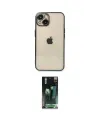 ieg™ iPhone 14 Kılıf Vadi Minimal - Şeffaf 360 Full Body Arka Koruyucu