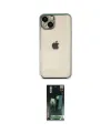 ieg™ iPhone 14 Kılıf Vadi Minimal - Şeffaf 360 Full Body Arka Koruyucu