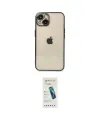 ieg™ iPhone 14 Kılıf Vadi Minimal - Şeffaf Pasifik Cam Ekran Koruyucu