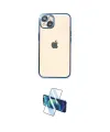 ieg™ iPhone 14 Kılıf Vadi Minimal - Siyah 3D Antistatik Cam Ekran Koruyucu