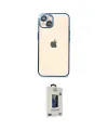 ieg™ iPhone 14 Kılıf Vadi Minimal - Siyah Bilvis Hayalet Cam Ekran Koruyucu