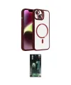 ieg™ iPhone 14 Kılıf Yadigar Asil Koleksiyonu - Şeffaf 360 Full Body Arka Koruyucu