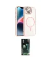 ieg™ iPhone 14 Kılıf Yadigar Asil Koleksiyonu - Şeffaf 360 Full Body Arka Koruyucu