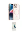 ieg™ iPhone 14 Kılıf Yadigar Asil Koleksiyonu - Şeffaf Pasifik Cam Ekran Koruyucu