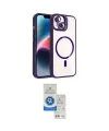 ieg™ iPhone 14 Kılıf Yadigar Asil Koleksiyonu - Şeffaf Royal Nano Ekran Koruyucu
