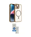 ieg™ iPhone 14 Kılıf Yadigar Asil Koleksiyonu - Şeffaf Royal Nano Ekran Koruyucu