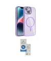 ieg™ iPhone 14 Kılıf Yadigar Asil Koleksiyonu - Şeffaf Royal Nano Ekran Koruyucu