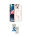 ieg™ iPhone 14 Kılıf Yadigar Asil Koleksiyonu - Şeffaf Royal Nano Ekran Koruyucu