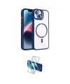 ieg™ iPhone 14 Kılıf Yadigar Asil Koleksiyonu - Siyah 3D Antistatik Cam Ekran Koruyucu