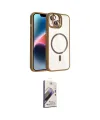ieg™ iPhone 14 Kılıf Yadigar Asil Koleksiyonu - Siyah Bilvis 3D Mat Cam Ekran Koruyucu