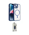 ieg™ iPhone 14 Kılıf Yadigar Asil Koleksiyonu - Siyah Bilvis Hayalet Cam Ekran Koruyucu