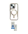 ieg™ iPhone 14 Kılıf Yadigar Klasik Özel Seri - Şeffaf Royal Nano Ekran Koruyucu