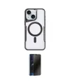 ieg™ iPhone 14 Kılıf Yadigar Klasik Özel Seri - Siyah 3D Antistatik Hayalet Cam Ekran Koruyucu