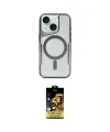 ieg™ iPhone 14 Kılıf Yadigar Klasik Özel Seri - Siyah Buffer Cam Ekran Koruyucu