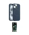 ieg™ iPhone 14 Kılıf Yankı Form Serisi - Şeffaf 360 Full Body Arka Koruyucu