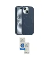ieg™ iPhone 14 Kılıf Yankı Form Serisi - Şeffaf Royal Nano Ekran Koruyucu