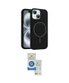 ieg™ iPhone 14 Kılıf Yankı Form Serisi - Şeffaf Royal Nano Ekran Koruyucu