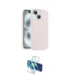 ieg™ iPhone 14 Kılıf Yankı Form Serisi - Siyah 3D Antistatik Cam Ekran Koruyucu