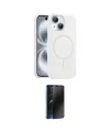ieg™ iPhone 14 Kılıf Yankı Form Serisi - Siyah 3D Antistatik Hayalet Cam Ekran Koruyucu