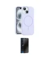 ieg™ iPhone 14 Kılıf Yankı Form Serisi - Siyah 3D Antistatik Hayalet Cam Ekran Koruyucu