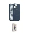 ieg™ iPhone 14 Kılıf Yankı Form Serisi - Siyah Bilvis 3D Cam Ekran Koruyucu