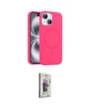 ieg™ iPhone 14 Kılıf Yankı Form Serisi - Siyah Bilvis 3D Cam Ekran Koruyucu