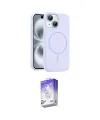 ieg™ iPhone 14 Kılıf Yankı Form Serisi - Siyah Bilvis 5in1 3D Magic Cam Ekran Koruyucu