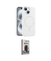 ieg™ iPhone 14 Kılıf Yankı Form Serisi - Siyah Bilvis Hayalet Cam Ekran Koruyucu