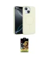 ieg™ iPhone 14 Kılıf Yankı Form Serisi - Siyah Buffer Cam Ekran Koruyucu