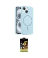 ieg™ iPhone 14 Kılıf Yankı Form Serisi - Siyah Buffer Cam Ekran Koruyucu