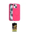 ieg™ iPhone 14 Kılıf Yankı Form Serisi - Siyah Buffer Cam Ekran Koruyucu