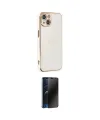 ieg™ iPhone 14 Kılıf Yankı Serisi - Siyah 3D Antistatik Hayalet Cam Ekran Koruyucu