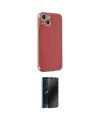 ieg™ iPhone 14 Kılıf Yankı Serisi - Siyah 3D Antistatik Hayalet Cam Ekran Koruyucu