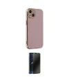 ieg™ iPhone 14 Kılıf Yankı Serisi - Siyah 3D Antistatik Hayalet Cam Ekran Koruyucu