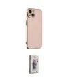 ieg™ iPhone 14 Kılıf Yankı Serisi - Siyah Bilvis 3D Cam Ekran Koruyucu