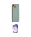 ieg™ iPhone 14 Kılıf Yankı Serisi - Siyah Bilvis 5in1 3D Magic Cam Ekran Koruyucu