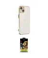 ieg™ iPhone 14 Kılıf Yankı Serisi - Siyah Buffer Cam Ekran Koruyucu