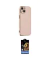 ieg™ iPhone 14 Kılıf Yankı Serisi - Siyah Buffer Hayalet Cam Ekran Koruyucu