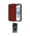ieg™ iPhone 14 Kılıf Yankı Yansıma Özel Seri - Şeffaf 360 Full Body Arka Koruyucu