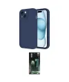 ieg™ iPhone 14 Kılıf Yankı Yansıma Özel Seri - Şeffaf 360 Full Body Arka Koruyucu