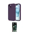 ieg™ iPhone 14 Kılıf Yankı Yansıma Özel Seri - Şeffaf 360 Full Body Arka Koruyucu