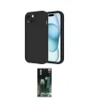 ieg™ iPhone 14 Kılıf Yankı Yansıma Özel Seri - Şeffaf 360 Full Body Arka Koruyucu