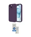 ieg™ iPhone 14 Kılıf Yankı Yansıma Özel Seri - Şeffaf Royal Nano Ekran Koruyucu