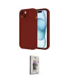 ieg™ iPhone 14 Kılıf Yankı Yansıma Özel Seri - Siyah Bilvis 3D Cam Ekran Koruyucu