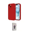 ieg™ iPhone 14 Kılıf Yankı Yansıma Özel Seri - Siyah Bilvis 3D Cam Ekran Koruyucu
