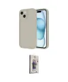 ieg™ iPhone 14 Kılıf Yankı Yansıma Özel Seri - Siyah Bilvis 3D Cam Ekran Koruyucu