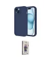 ieg™ iPhone 14 Kılıf Yankı Yansıma Özel Seri - Siyah Bilvis 3D Cam Ekran Koruyucu