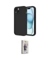 ieg™ iPhone 14 Kılıf Yankı Yansıma Özel Seri - Siyah Bilvis 3D Cam Ekran Koruyucu